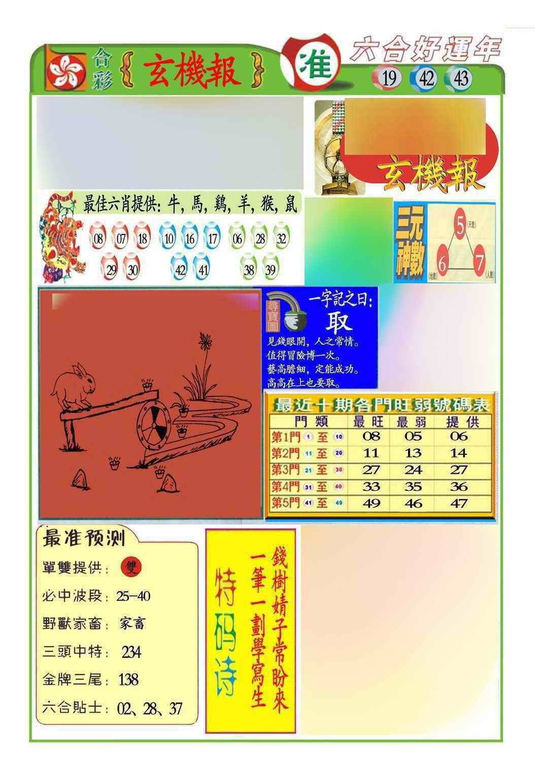 港彩图库 2026 马经玄机报(新图推荐)