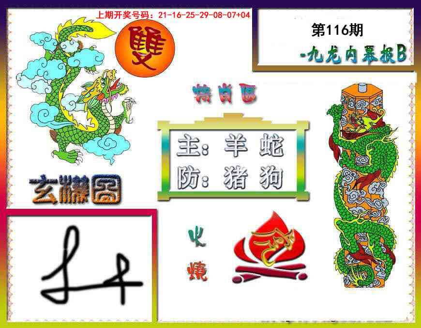 澳彩图库 2026 九龙内幕特肖图B